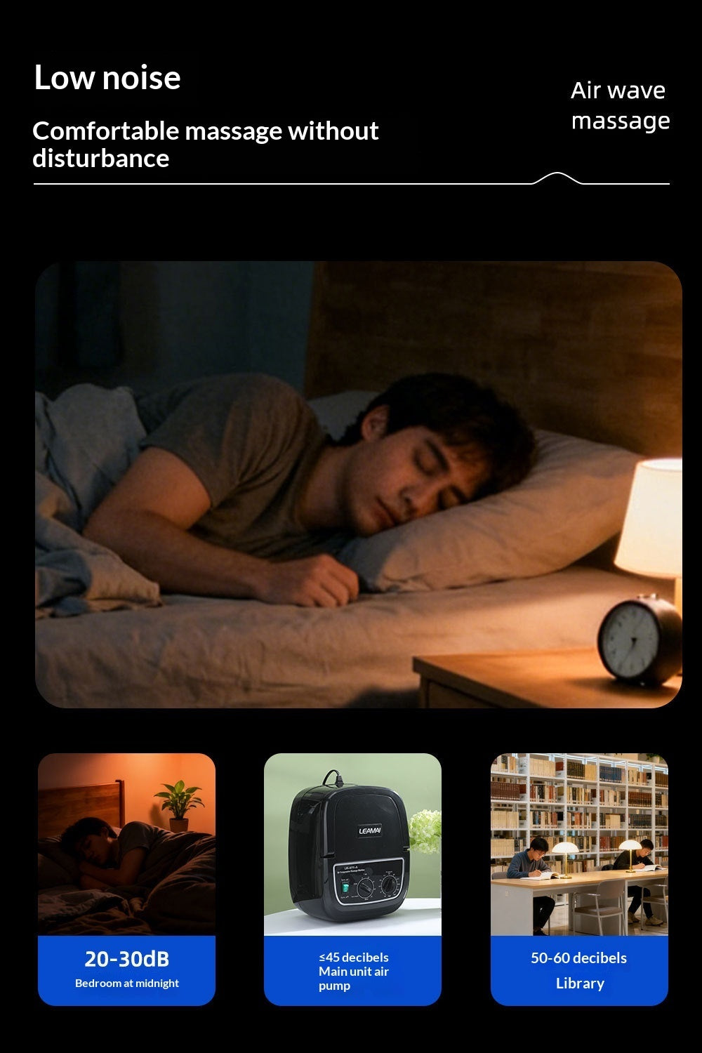 Bottes de pressothérapie Masseur de jambe à compression pour la circulation et la récupération