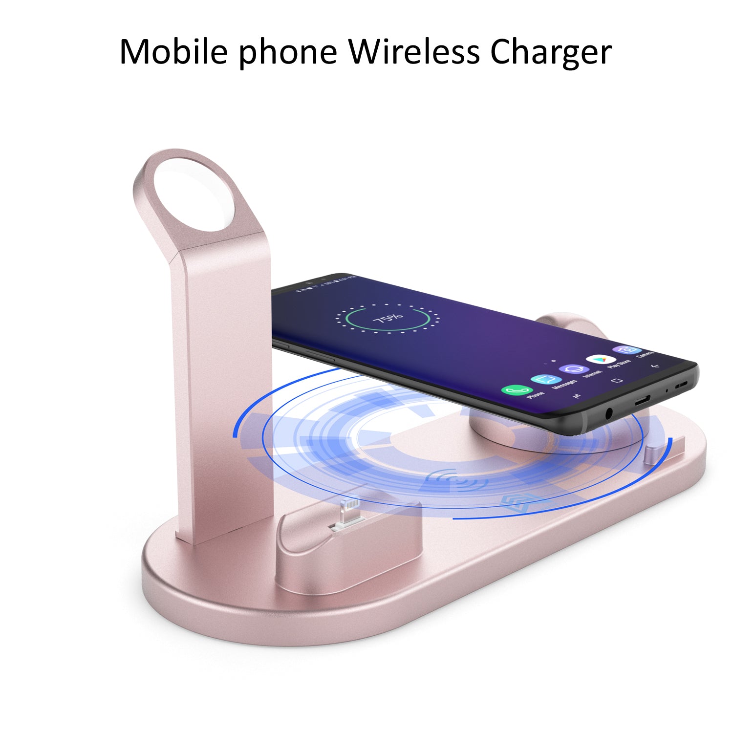 Station de Charge Sans Fil 4-en-1 pour smartphone