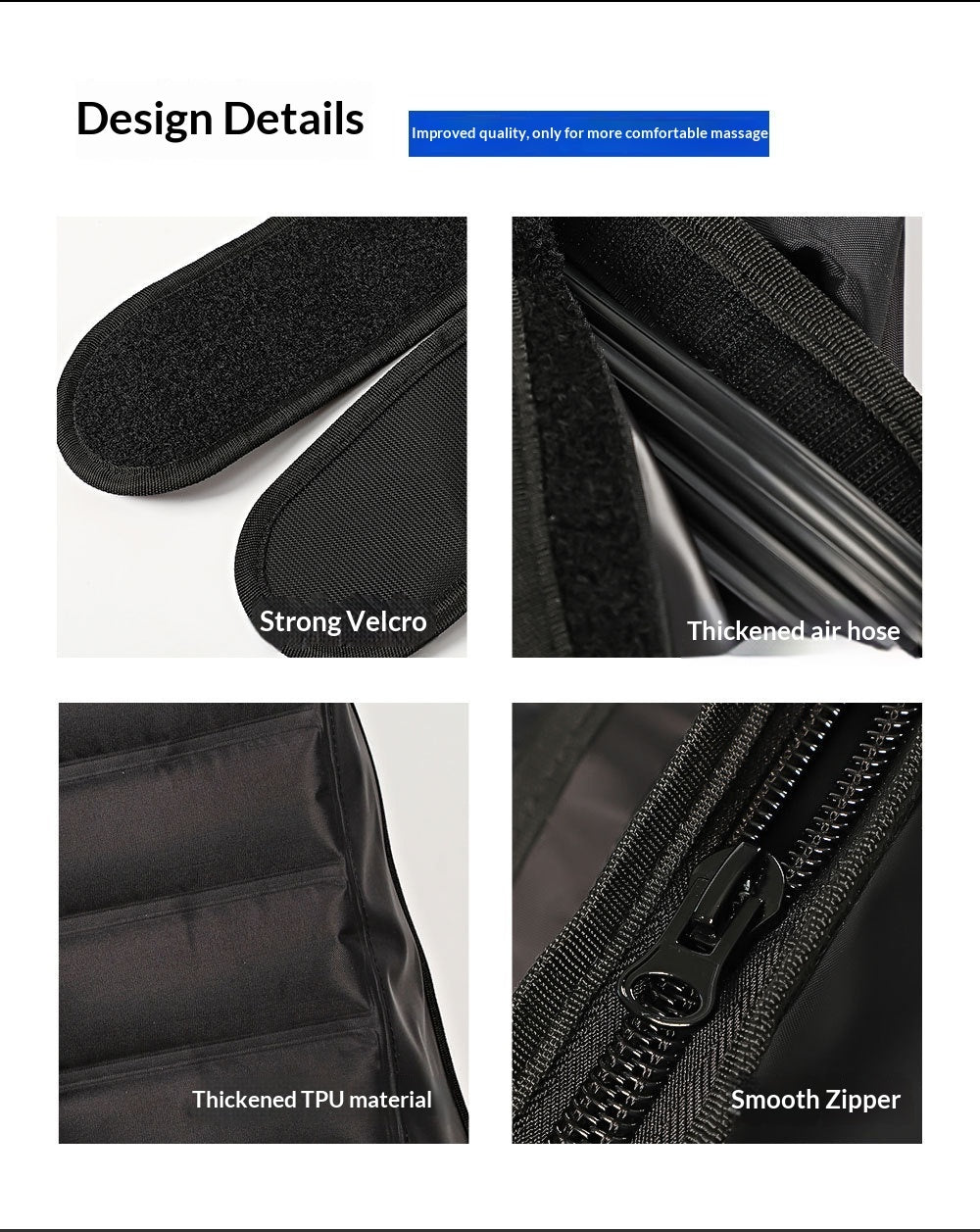 Bottes de pressothérapie Masseur de jambe à compression pour la circulation et la récupération